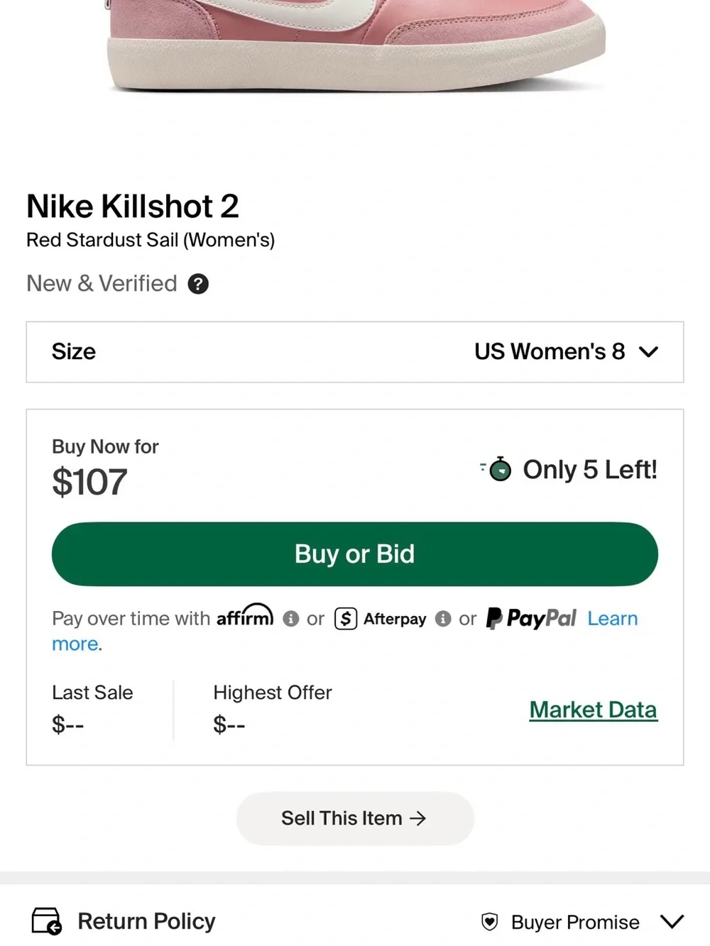 Nike Women’s Low-Profile Sneakers - Rose & White - Picture 7 of 7
